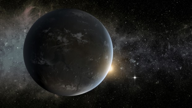 O sistema Kepler-62 é um dos casos conhecidos em que dois planetas ocupam a zona habitável. Combinação deve ser comum no Universo. (Crédito: Nasa)